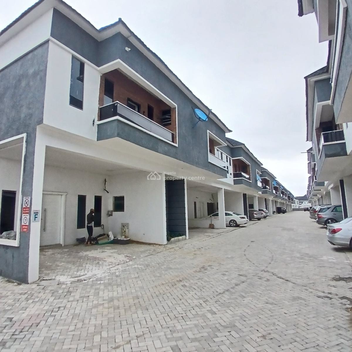 The Most Affordable 4 Bedroom Terrace Duplex with Swimming Pool, Gym, Chevron Toll Gate, Orchid Road, Lekki, Lagos, Terraced Duplex for Sale