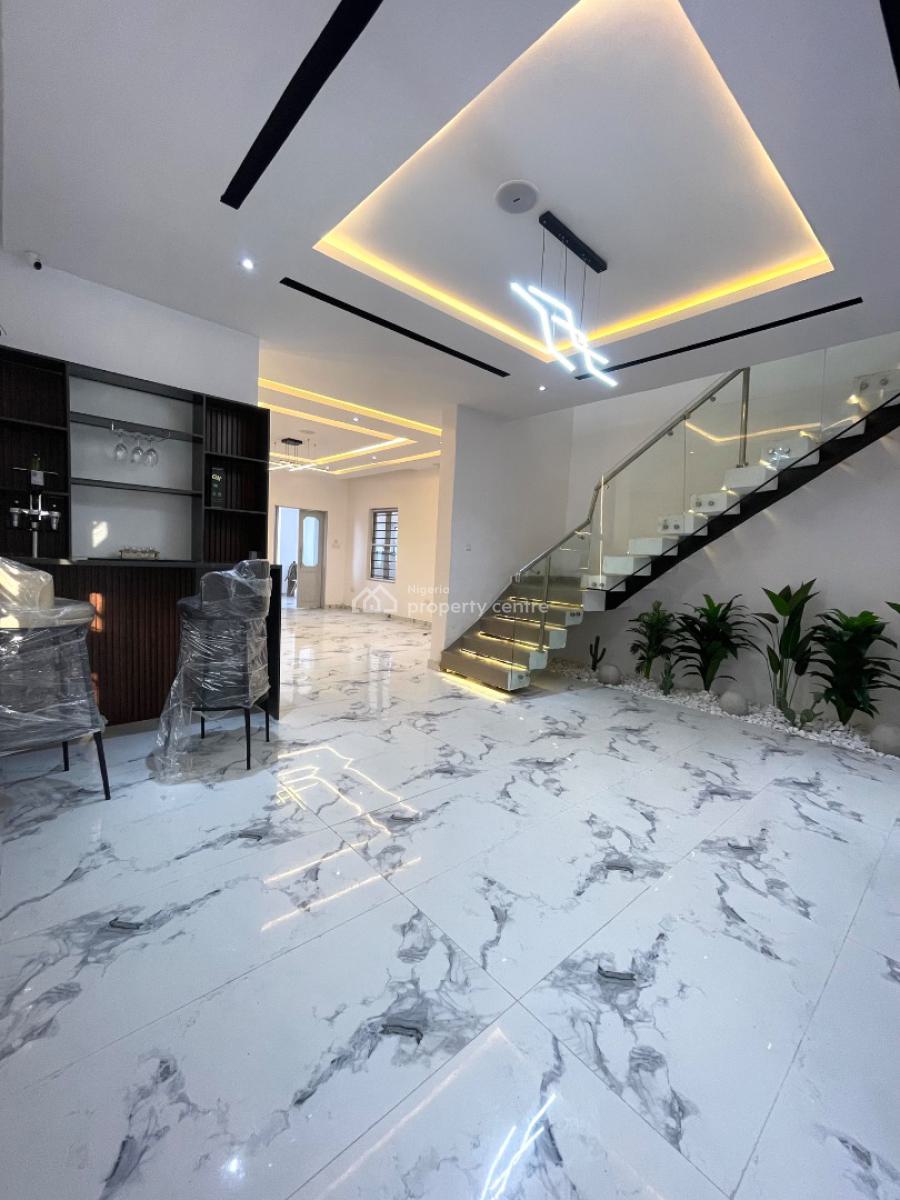 Impeccably Finished 5 Bed Detached with Cinema, Pool & Rooftop Terrace, Chevron, Lekki, Lagos, Detached Duplex for Sale