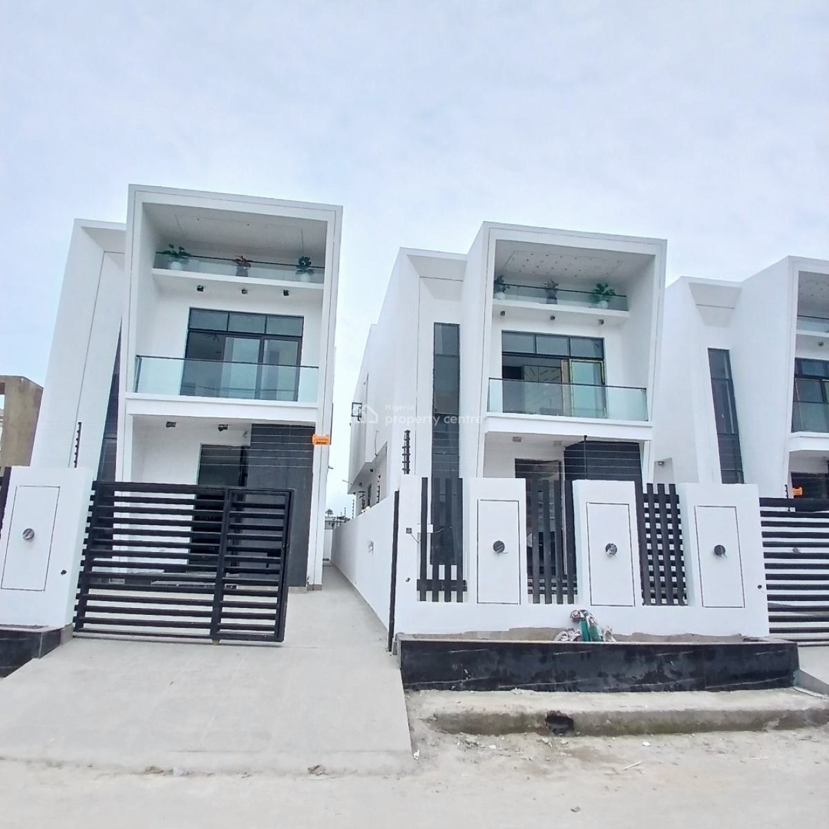 Gigantic 5 Bedroom Fully Detached Duplex Within an Estate, Chevron Toll Gate,orchid Road, Lekki, Lagos, Detached Duplex for Sale