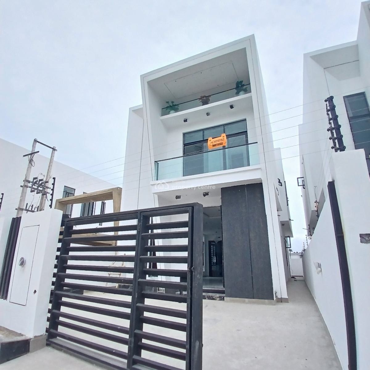 Gigantic 5 Bedroom Fully Detached Duplex Within an Estate, Chevron Toll Gate,orchid Road, Lekki, Lagos, Detached Duplex for Sale