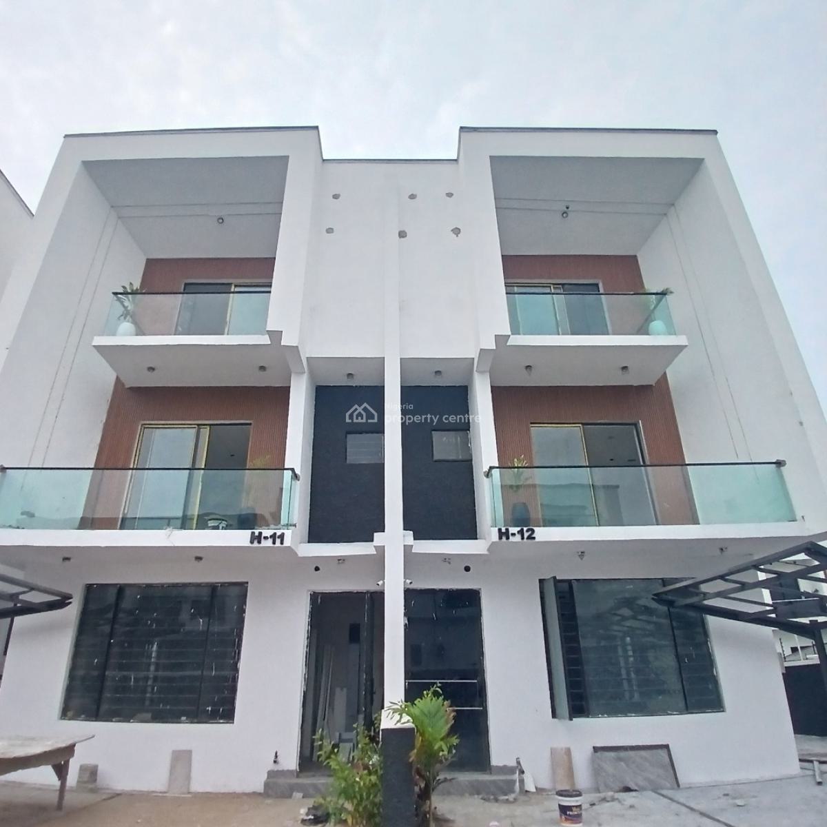 Exquisitely Detailed 4 Bedroom Semi-detached Duplex with Swimming Pool, Chevron Toll Gate, Orchid Road, Lekki, Lagos, Semi-detached Duplex for Sale