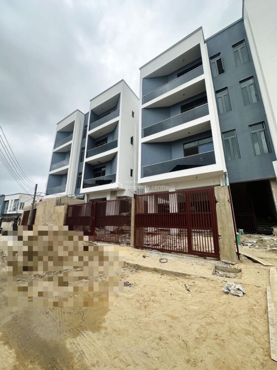 Elegant 2 and 3  Bedroom Apartment, New, with Bq in a Secured Estate, Chevron, Lekki, Lagos, Flat / Apartment for Sale