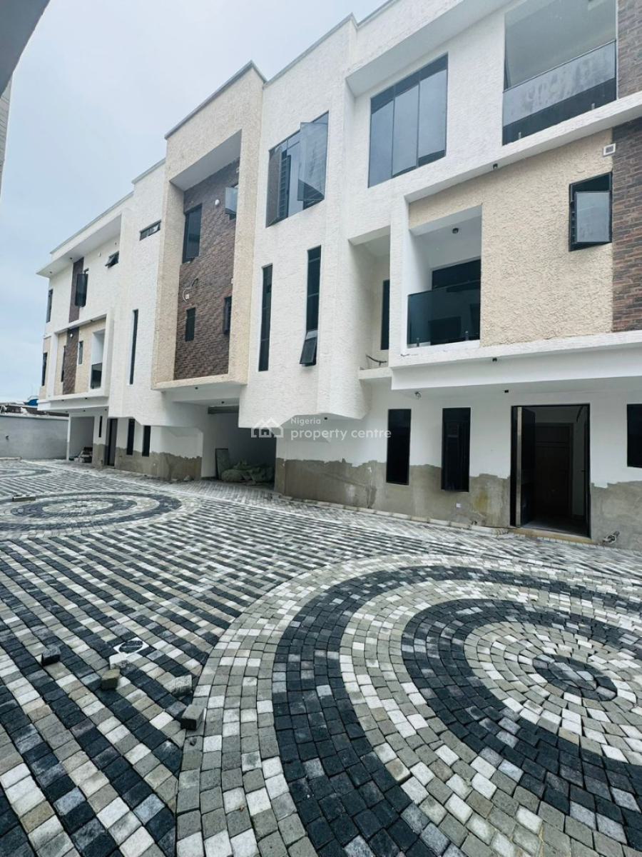 Newly Built 4 Bedroom Terrace Duplex with Bq, Lekki Right Side, Lekki Phase 1, Lekki, Lagos, Terraced Duplex for Sale
