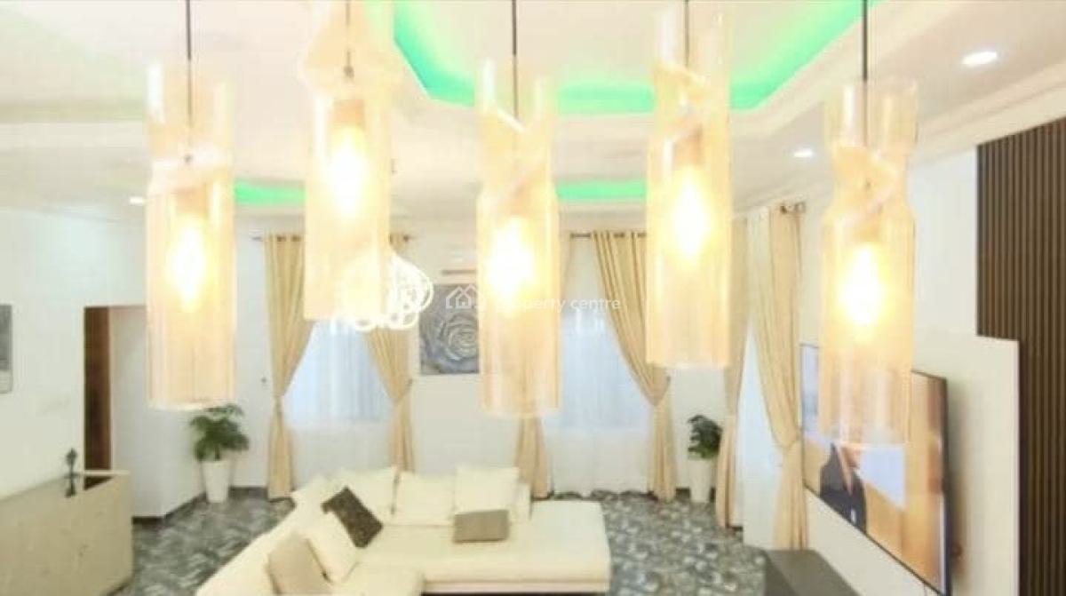 Fully Furnished & Serviced 3 Bedrooms Detached Duplex + 2 Rooms Bq, Osapa, Lekki, Lagos, Flat / Apartment for Rent