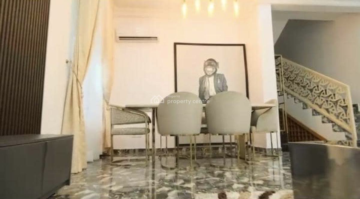 Fully Furnished & Serviced 3 Bedrooms Detached Duplex + 2 Rooms Bq, Osapa, Lekki, Lagos, Flat / Apartment for Rent
