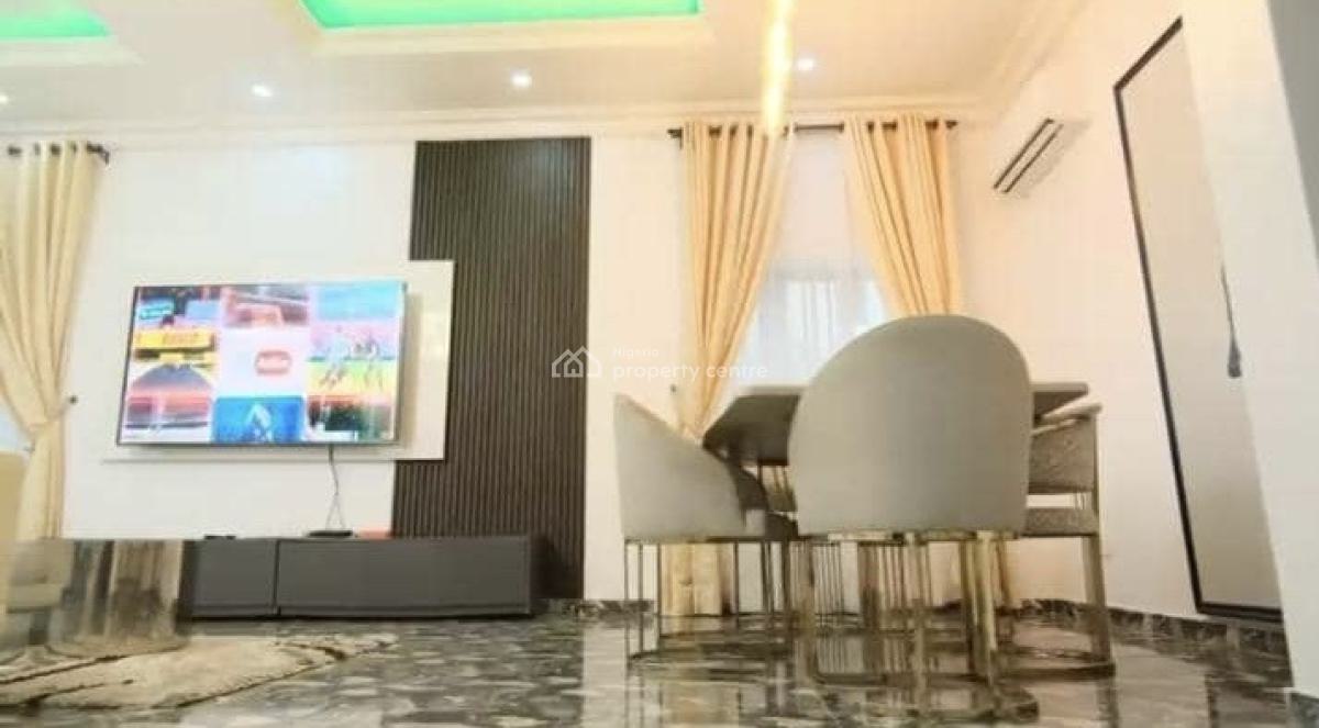 Fully Furnished & Serviced 3 Bedrooms Detached Duplex + 2 Rooms Bq, Osapa, Lekki, Lagos, Flat / Apartment for Rent