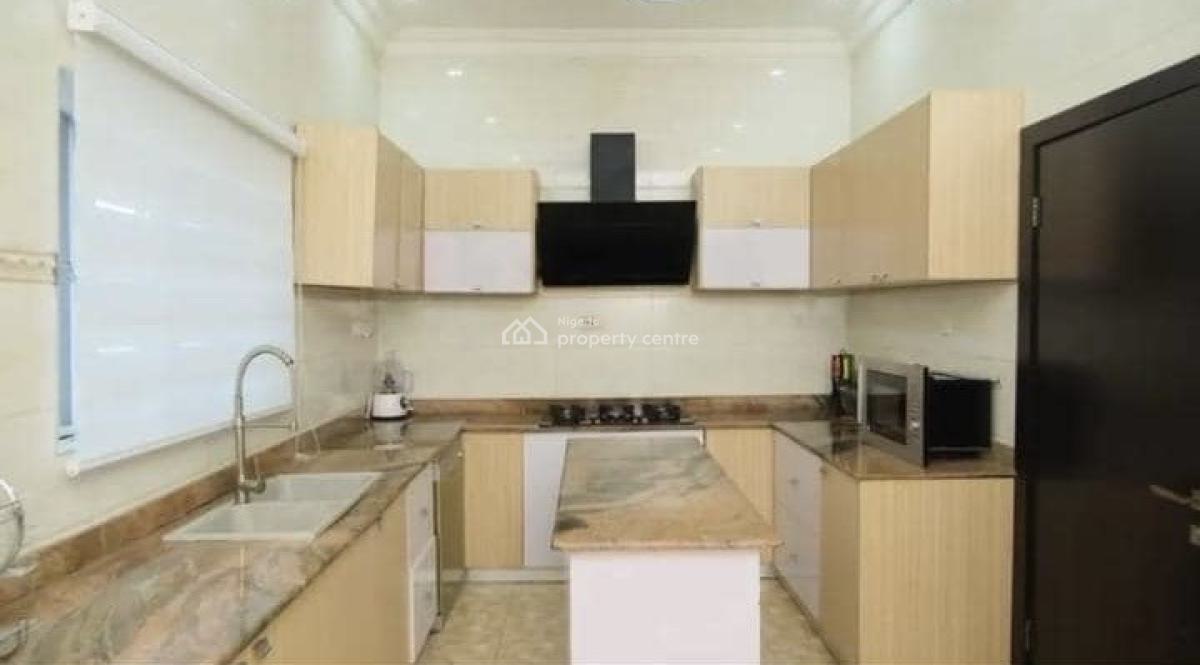 Fully Furnished & Serviced 3 Bedrooms Detached Duplex + 2 Rooms Bq, Osapa, Lekki, Lagos, Flat / Apartment for Rent