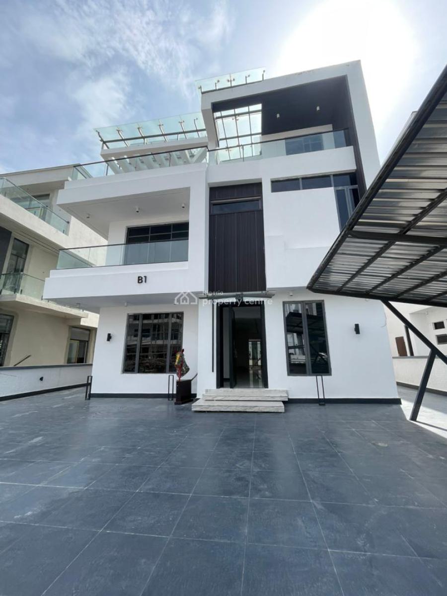 5 Bedroom Fully Detached Mansion with Bq, All Room En Suite, Secured and Serene Environment of Ikota Lekki Lagos, Ikota, Lekki, Lagos, Detached Duplex for Sale