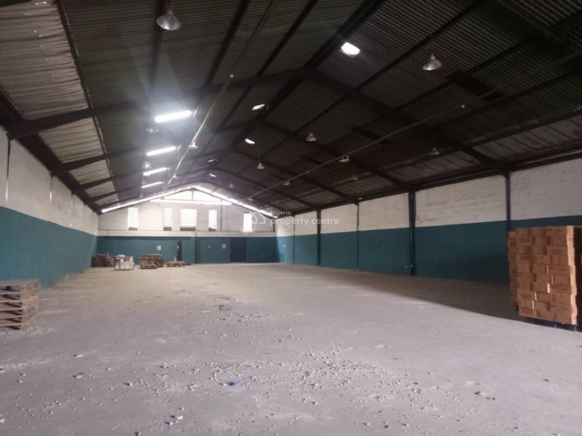 1000sqm Warehouse Located in a Serene Neighbourhood at Ikeja Going for, Ikeja, Lagos, Warehouse for Rent