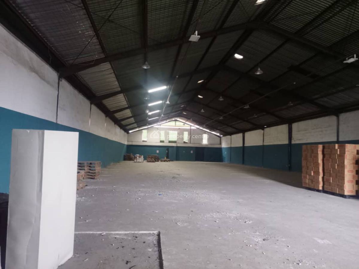 1000sqm Warehouse Located in a Serene Neighbourhood at Ikeja Going for, Ikeja, Lagos, Warehouse for Rent