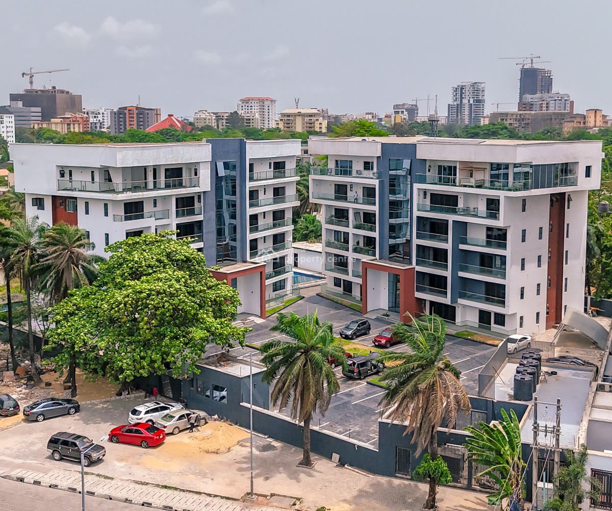 Well Designed Three Bedroom Apartment with Pool $ Elevator, Ikoyi, Lagos, Flat / Apartment for Rent