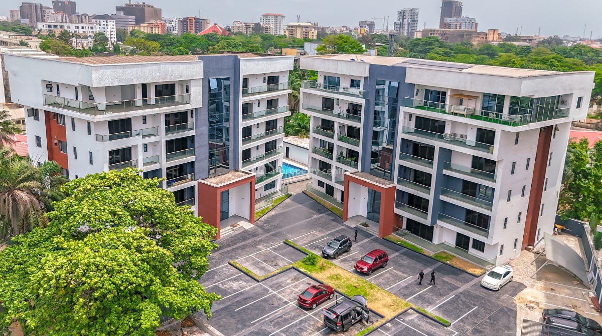 Well Designed Three Bedroom Apartment with Pool $ Elevator, Ikoyi, Lagos, Flat / Apartment for Rent