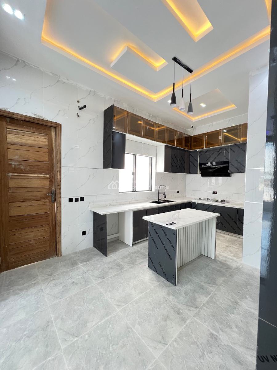 Spacious 4 Bedroom Detached Duplex with Swimming Pool and Bq, Chevron, Lekki, Lagos, Semi-detached Duplex for Sale