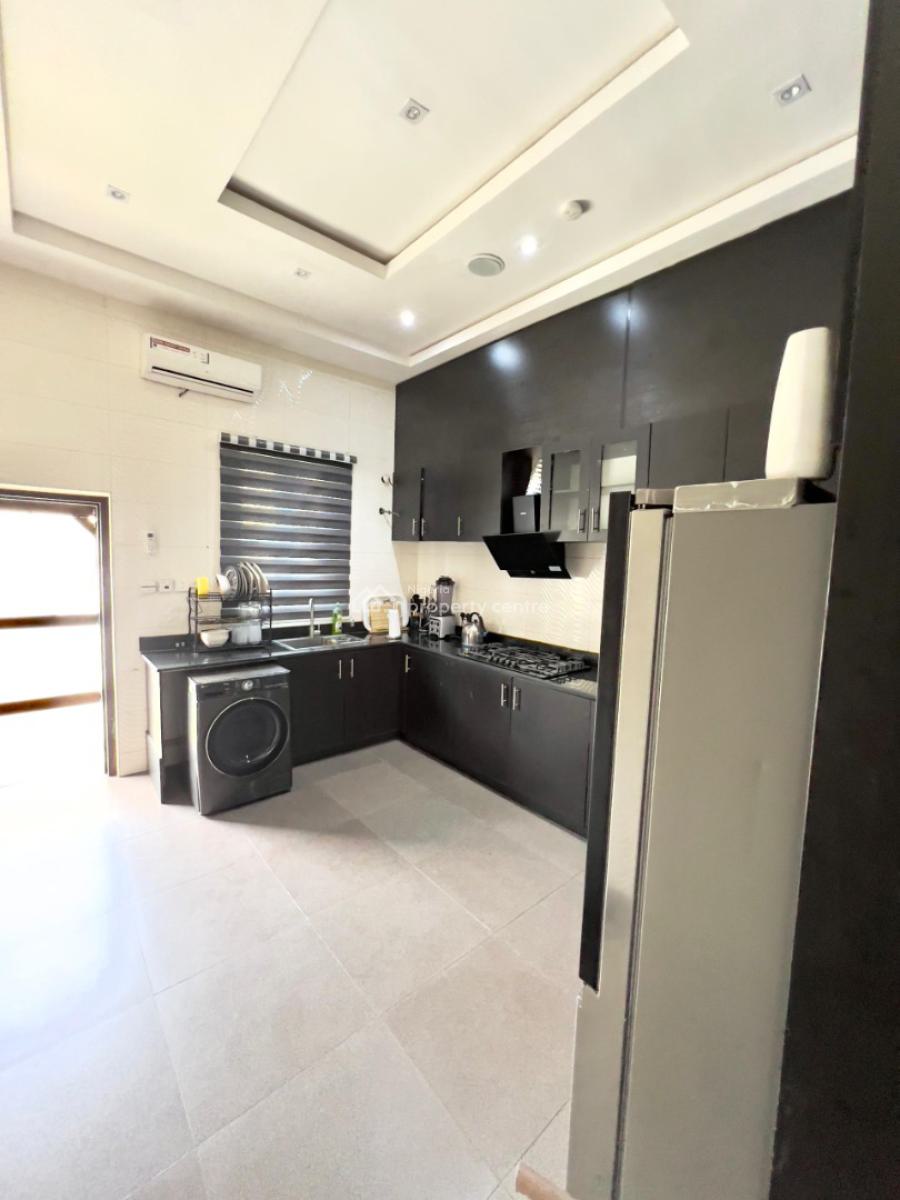 Fully Furnished 4 Bedroom Semi Detached Duplex+ Boys Quarter+gen+snook, Before Chevron, Idado, Lekki, Lagos, Semi-detached Duplex for Rent