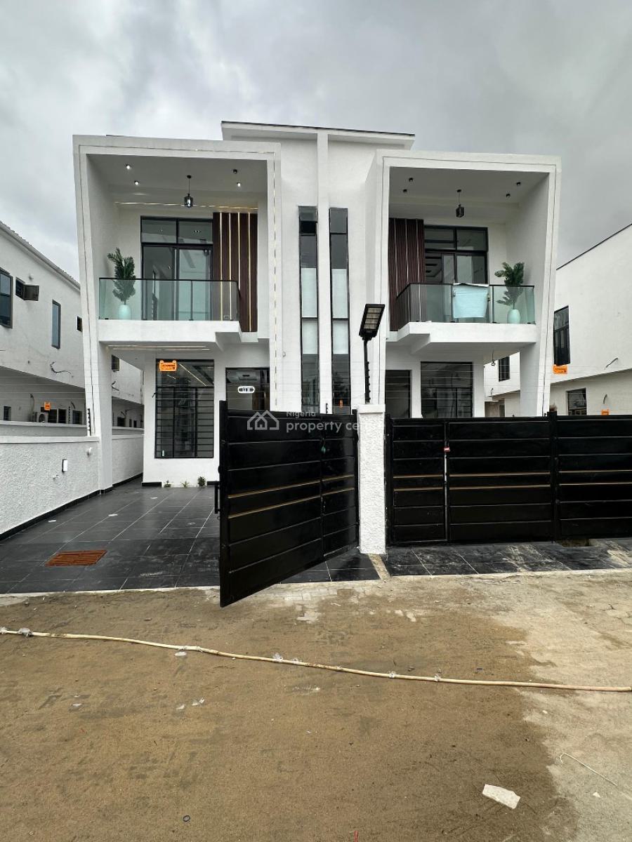 Luxury 4 Bedroom Semi Detached Duplex with Bq, Ikota, Lekki, Lagos, Semi-detached Duplex for Sale