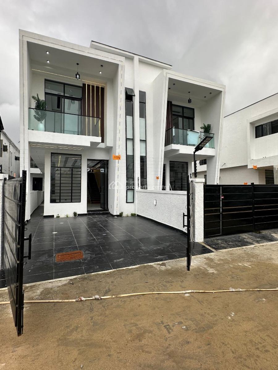 Luxury 4 Bedroom Semi Detached Duplex with Bq, Ikota, Lekki, Lagos, Semi-detached Duplex for Sale