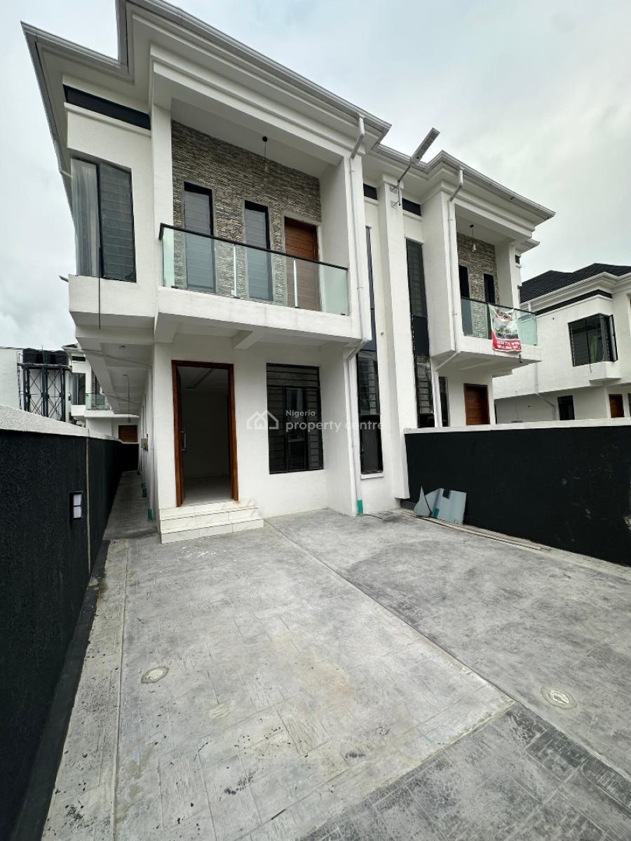Well Finished 4 Bedroom Semi Detached Duplex with Bq, Ikota, Lekki, Lagos, Semi-detached Duplex for Sale