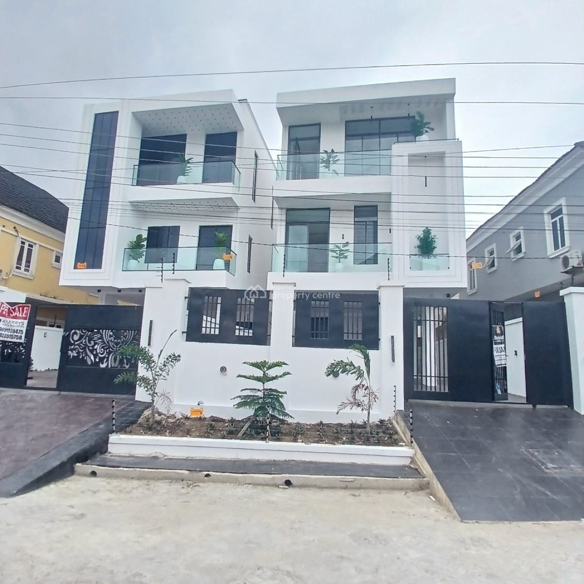Gigantic 5 Bedroom Fully Detached Duplex with Swimming Pool, Within a Highly Sought After Estate, Chevron Drive, Lekki, Lagos, Detached Duplex for Sale