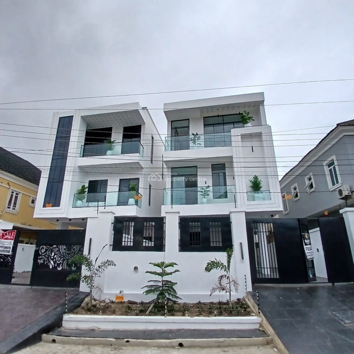 Gigantic 5 Bedroom Fully Detached Duplex with Swimming Pool, Within a Highly Sought After Estate, Chevron Drive, Lekki, Lagos, Detached Duplex for Sale