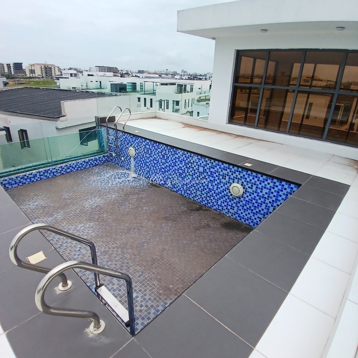 Astonishing 5 Bedroom Penthouse with Swimming Pool ,gym, Private Elevator, Bq ,rooftop Terrace, Ikate Elegushi, Lekki, Lagos, Block of Flats for Sale