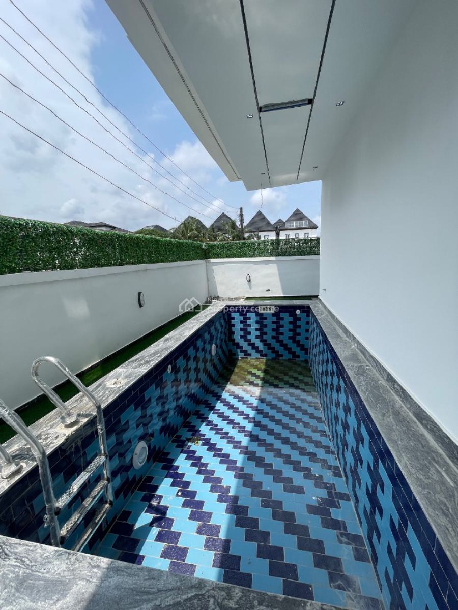 Contemporary 5bedroom Duplex + Pool + Bq, Chevron 2nd Toll Gate, Lekki, Lagos, Detached Duplex for Sale