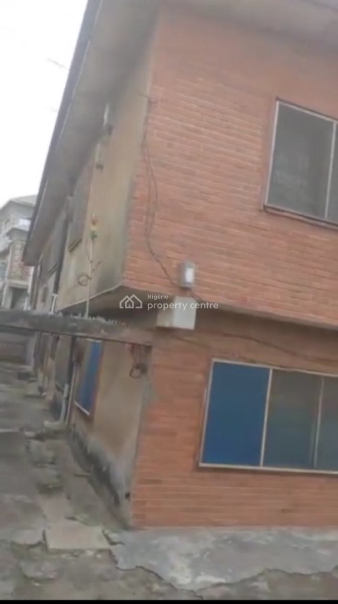 a Standard 4 Numbers of 3 Bedroom Flats on a Plot of Land at Akowonjo, Close to Pako Bus Stop Dopemu/akowonjo Lagos., Akowonjo, Alimosho, Lagos, Block of Flats for Sale