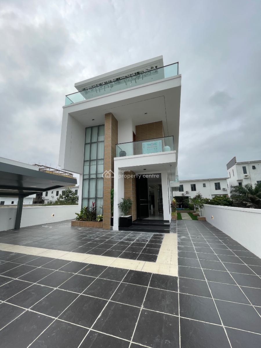 Luxury 5 Bedroom Detached Duplex with Cinema, Swimming Pool & Gazebo, Osapa, Lekki, Lagos, Detached Duplex for Sale