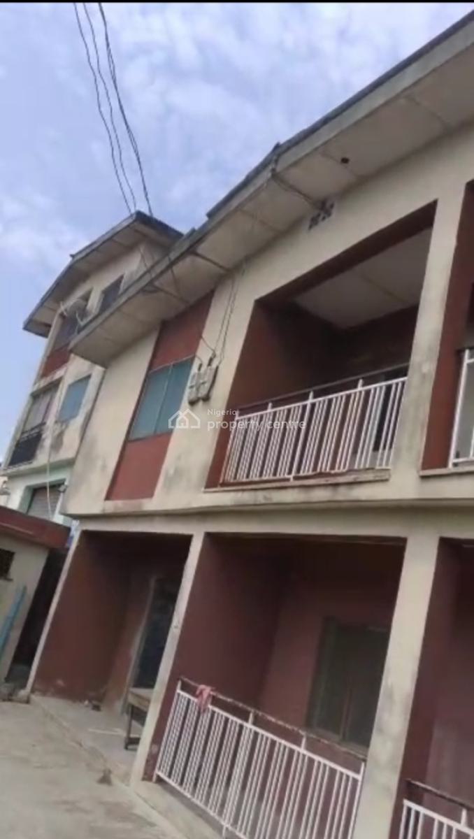 a Block of 4 Units of Flats with Warehouse Ground Floor on Full Plot, at Folarin Axis, Akowonjo, Alimosho, Lagos, Block of Flats for Sale