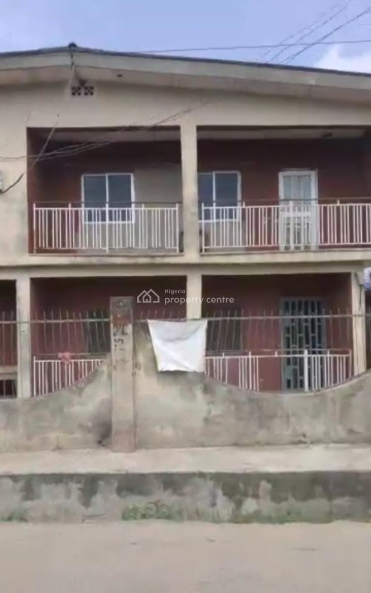 a Block of 4 Units of Flats with Warehouse Ground Floor on Full Plot, at Folarin Axis, Akowonjo, Alimosho, Lagos, Block of Flats for Sale