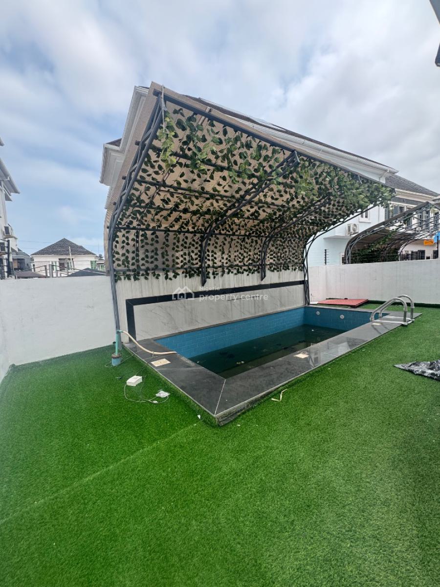 5 Bedrooms Duplex with Pool, Bq and Spacious Rooms, Ikota Bill Estate, Ikota, Lekki, Lagos, Detached Duplex for Sale