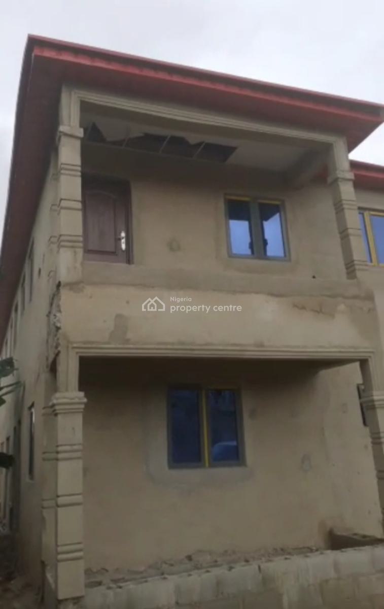 Newly Built 4 Units of 2 Bedroom Apartments with 80% Work on Full Plot, Akowonjo, Alimosho, Lagos, Block of Flats for Sale