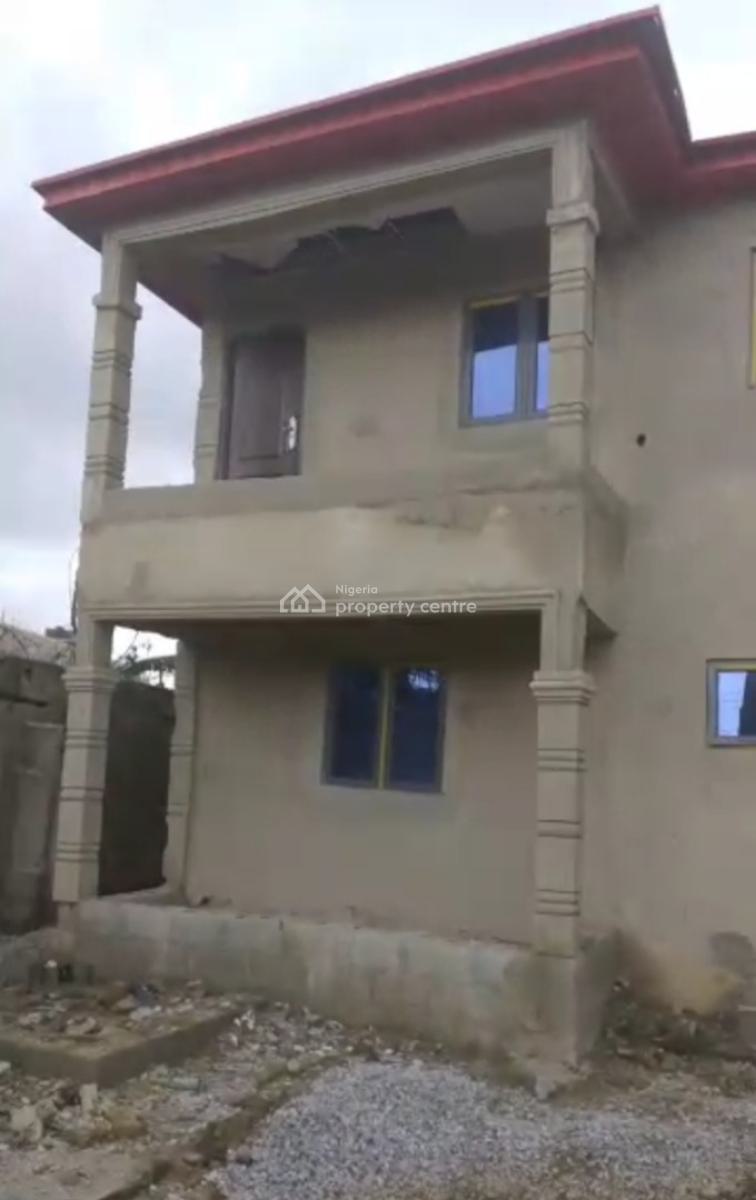 Newly Built 4 Units of 2 Bedroom Apartments with 80% Work on Full Plot, Akowonjo, Alimosho, Lagos, Block of Flats for Sale