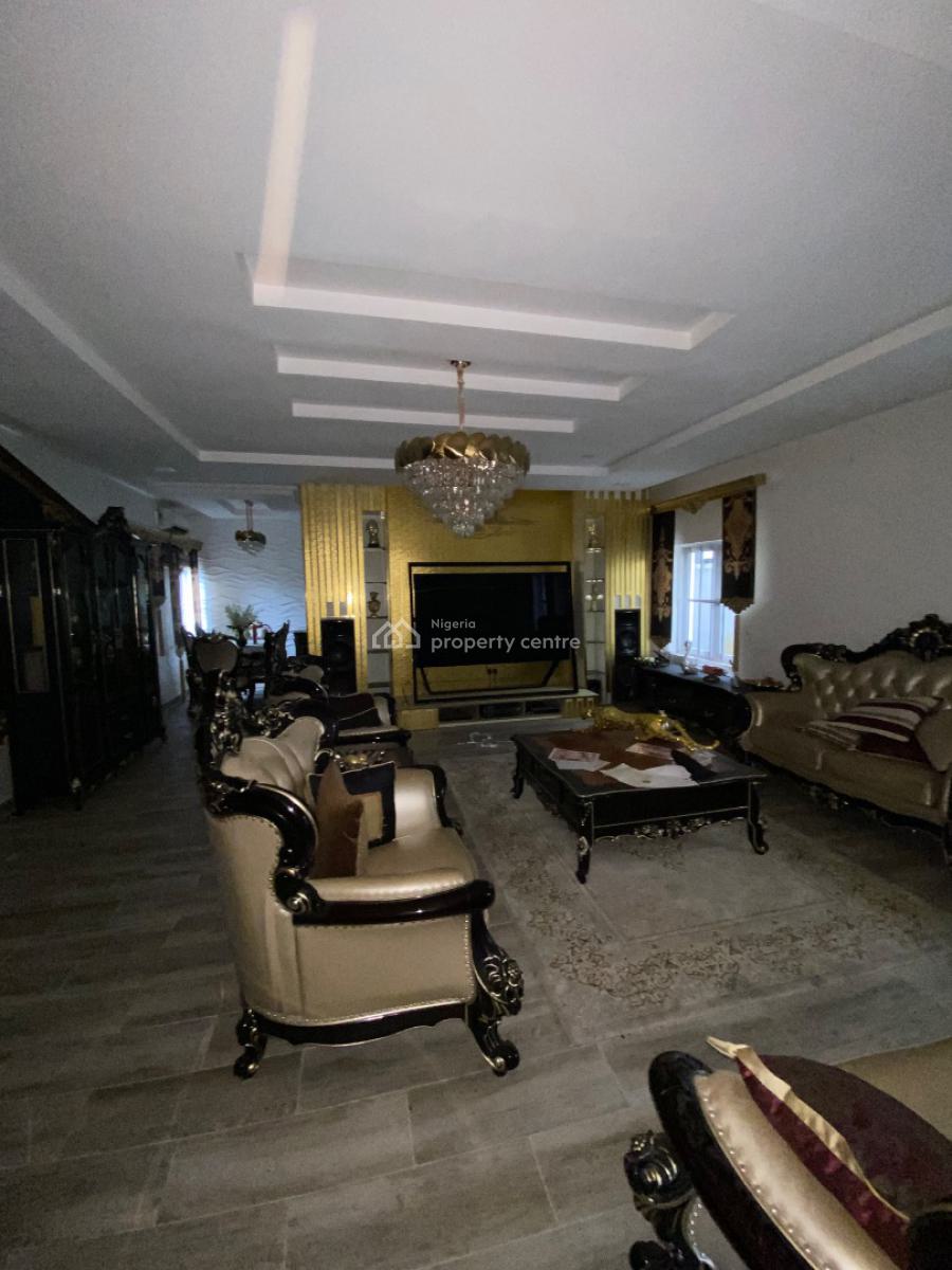 Fully Furnished 4 Bedrooms Duplex Comes with Swimming Poo and Self Contain, Peace Gardens Estate, Sangotedo, Ajah, Lagos, Detached Duplex for Rent