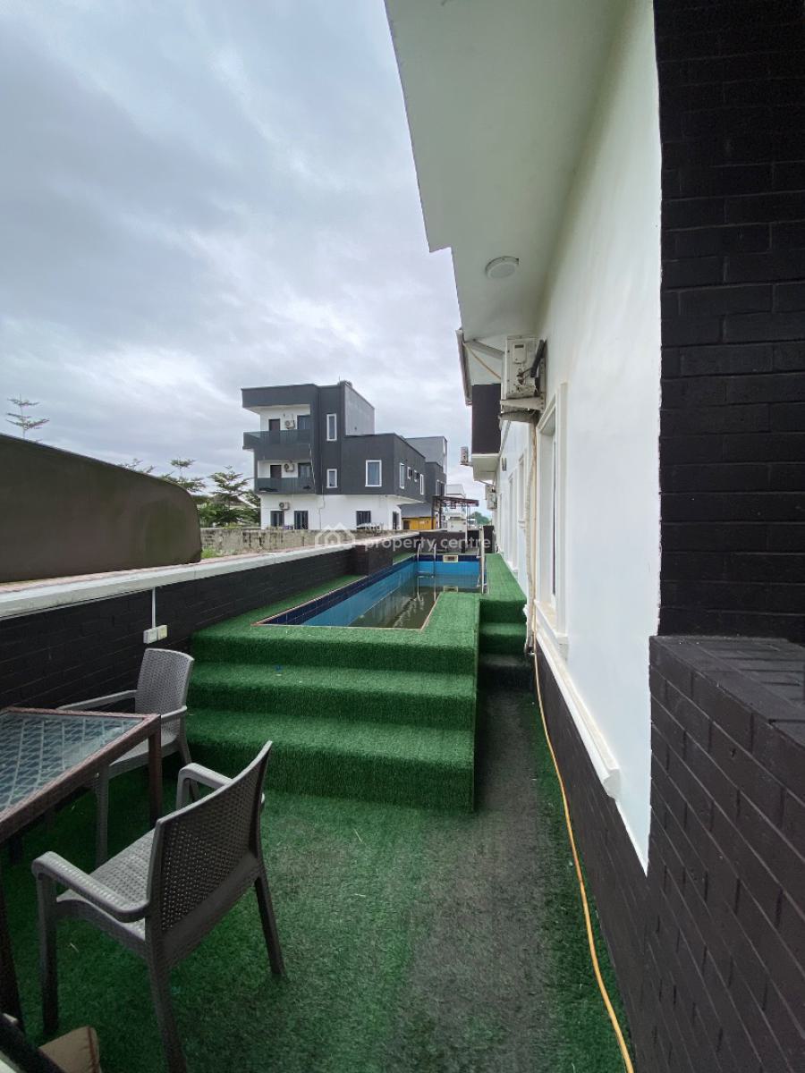 Fully Furnished 4 Bedrooms Duplex Comes with Swimming Poo and Self Contain, Peace Gardens Estate, Sangotedo, Ajah, Lagos, Detached Duplex for Rent