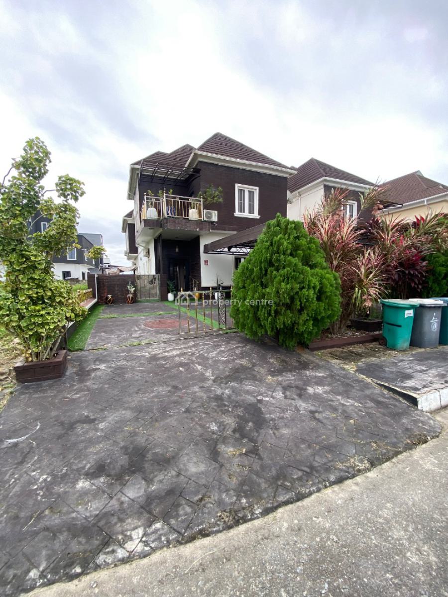 Fully Furnished 4 Bedrooms Duplex Comes with Swimming Poo and Self Contain, Peace Gardens Estate, Sangotedo, Ajah, Lagos, Detached Duplex for Rent