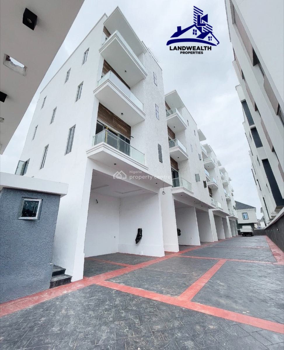 Units of 4 Bedroom Semi Detached Duplexes with Bq, Chevron, Lekki, Lagos, Semi-detached Duplex for Sale