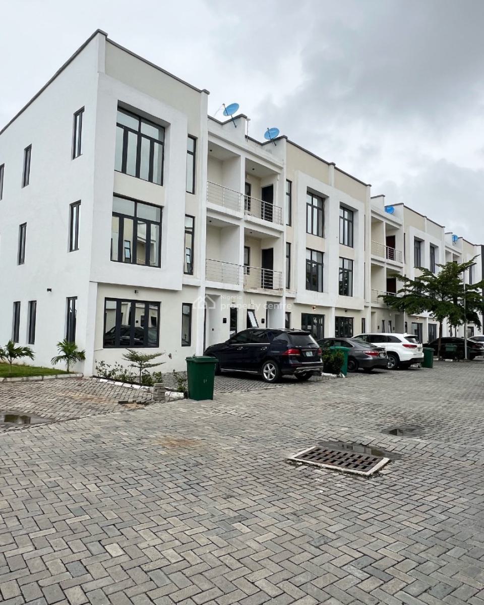 Lovely 4 Bedrooms Terraced Duplex with Bq, Platinum Way, Ikate, Lekki, Lagos, Terraced Duplex for Rent