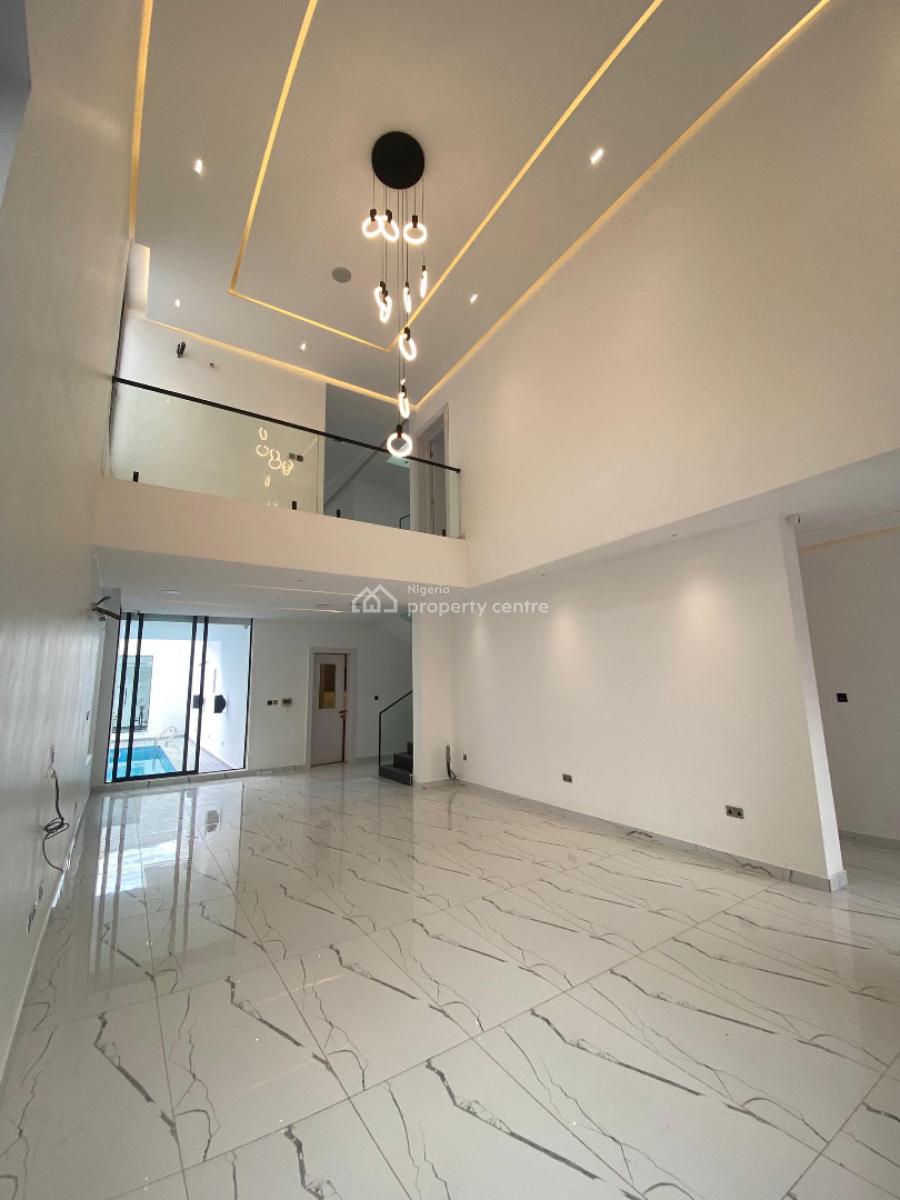 Automated 5 Bedroom Detached Duplex with Bq, Pool Cinema Penthouse, Lekki Phase 1, Lekki, Lagos, Detached Duplex for Sale