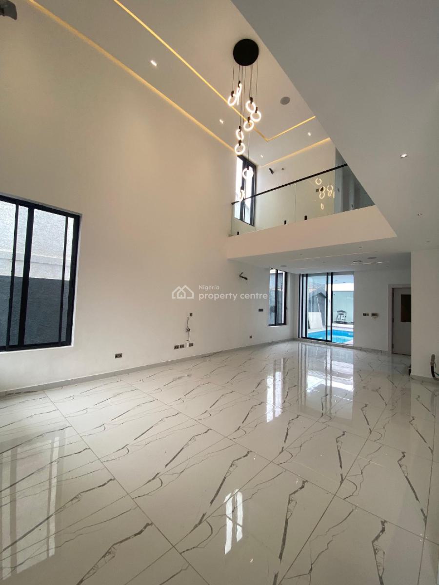 Automated 5 Bedroom Detached Duplex with Bq, Pool Cinema Penthouse, Lekki Phase 1, Lekki, Lagos, Detached Duplex for Sale