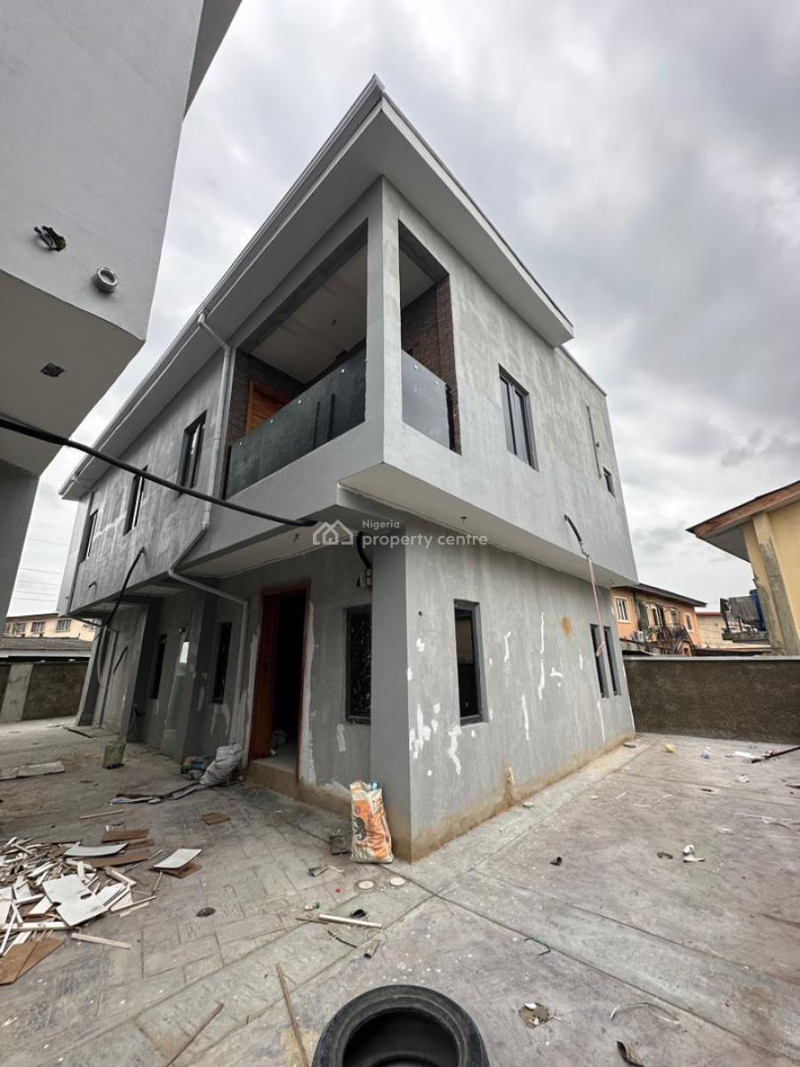 Newly Built 4 Bedroom Semi Detached Duplex with Bq, Surulere, Lagos, Semi-detached Duplex for Sale