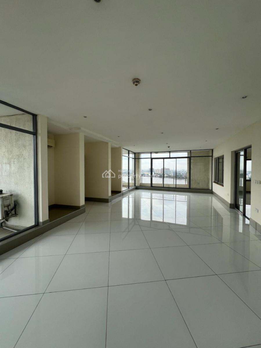 a Serviced 4 Bedroom Penthouse Overlooking The Lagoon, Victoria Island (vi), Lagos, Flat / Apartment for Rent