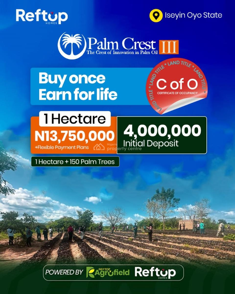 Palm Plantation Land, Iseyin, Oyo, Industrial Land for Sale