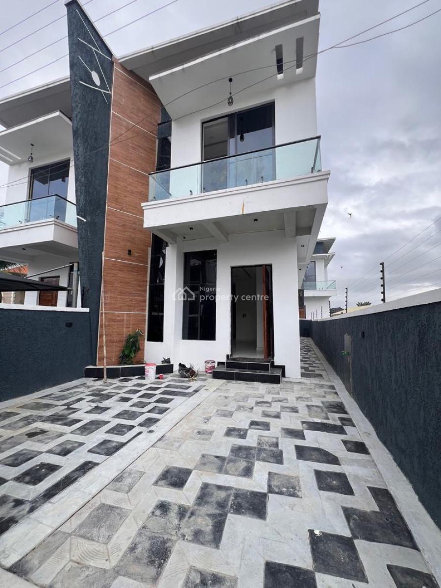 4 Bedroom Semi Detached Duplex + Bq, Affordable 4bedroom Semi Detached Duplex in an Estate, Ajah, Lagos, Semi-detached Duplex for Sale