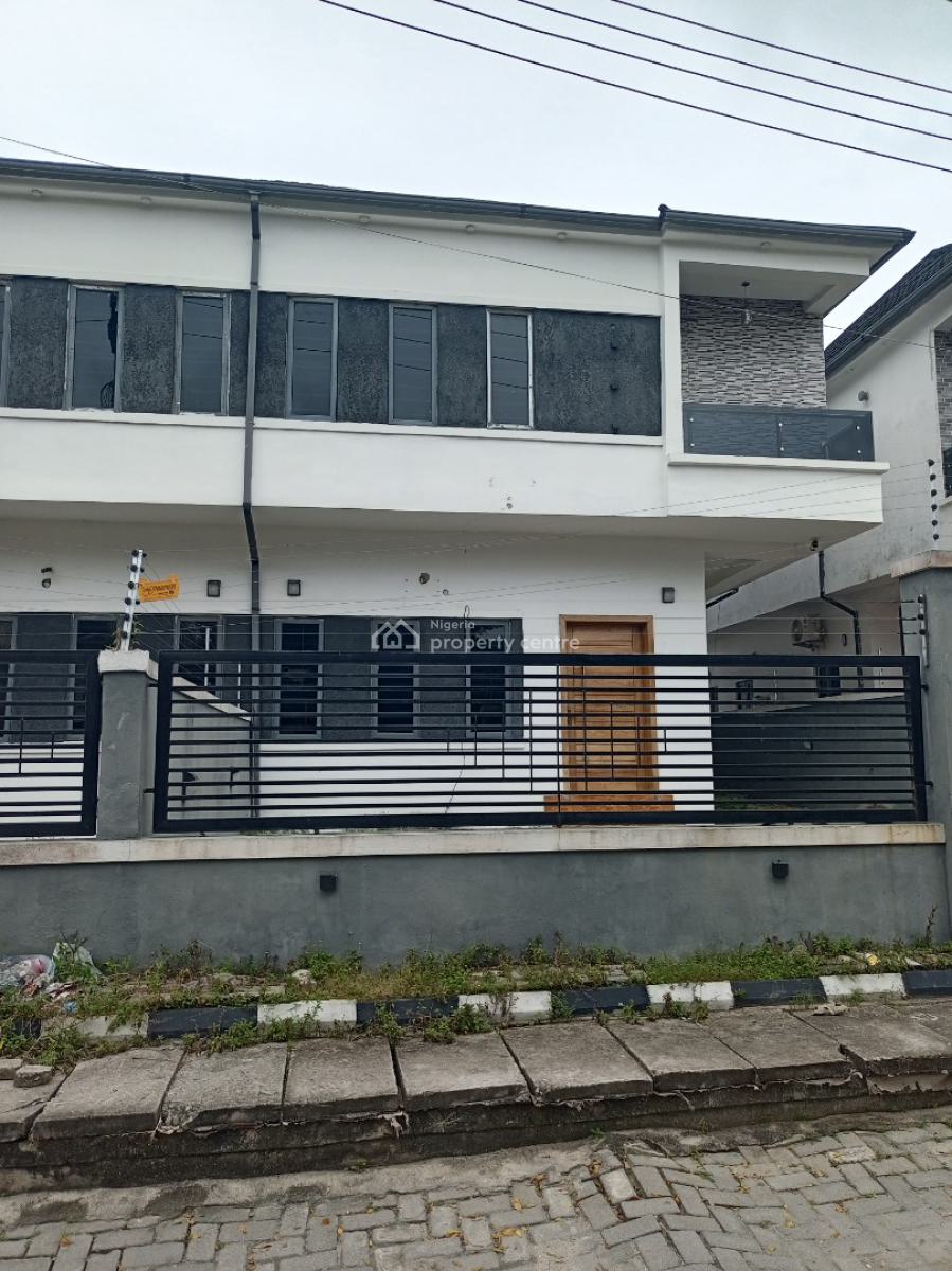 a Sharp 4 Bedroom Duplex with Bq Self Compound, Idado, Lekki, Lagos, Semi-detached Duplex for Rent