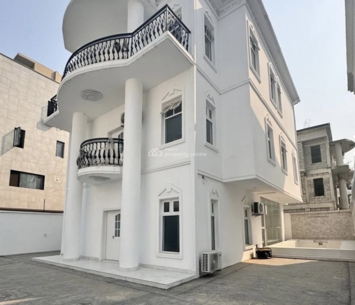 4 Bedroom Fully Detach with Elevator & Pool, Banana Island, Ikoyi, Lagos, Detached Duplex for Sale