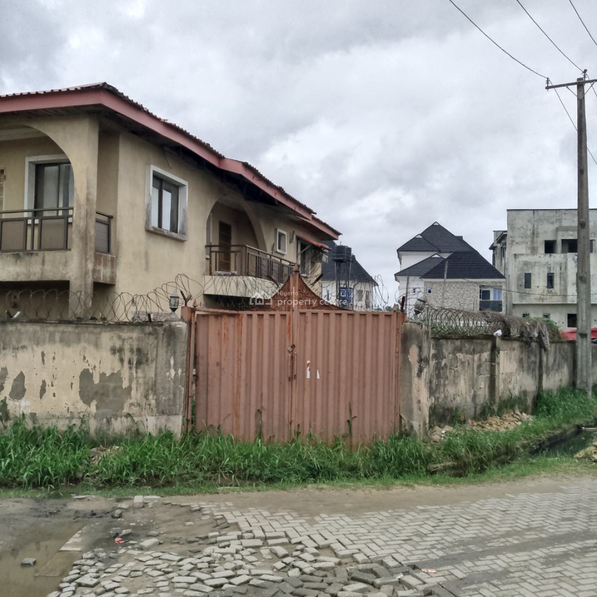 a 2½  Plots of Land Together + House, Seaside Estate, Badore, Ajah, Lagos, Mixed-use Land for Sale