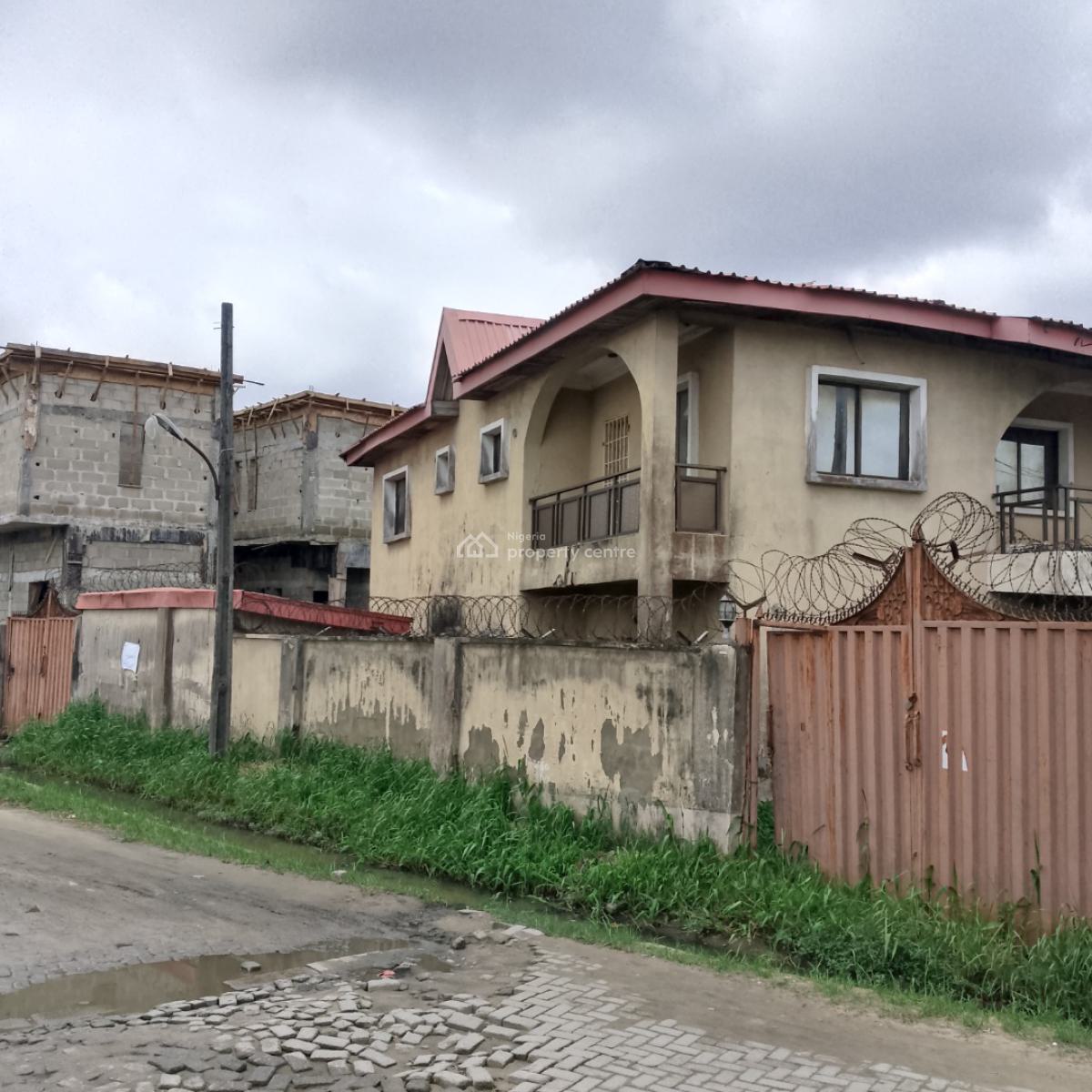 a 2½  Plots of Land Together + House, Seaside Estate, Badore, Ajah, Lagos, Mixed-use Land for Sale