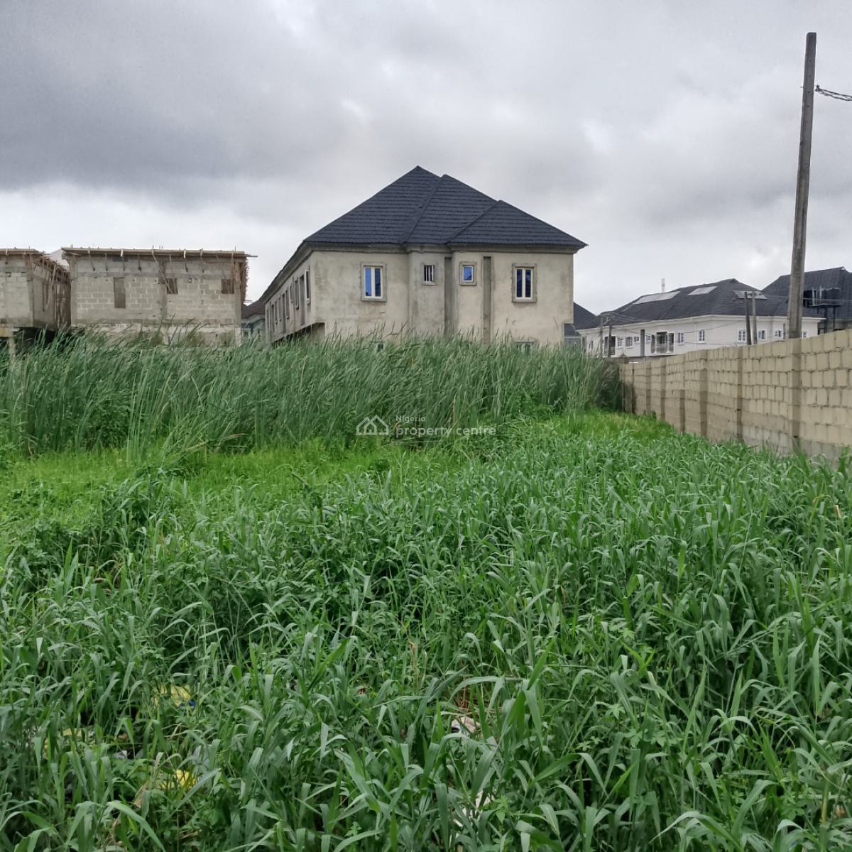 a 2½  Plots of Land Together + House, Seaside Estate, Badore, Ajah, Lagos, Mixed-use Land for Sale