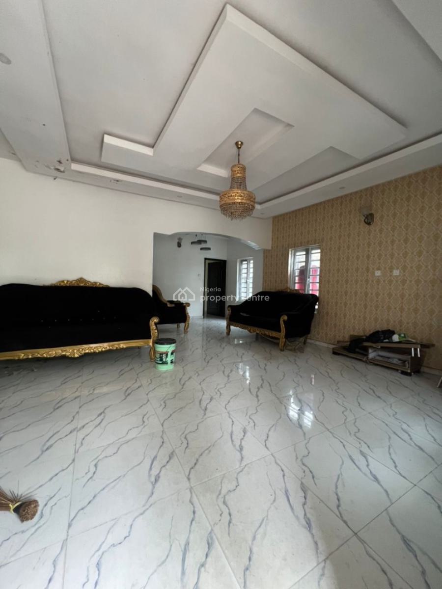 Well Maintained 3 Bedroom Detached Bungalow with a Bq & Security House, Sangotedo, Ajah, Lagos, Detached Bungalow for Sale