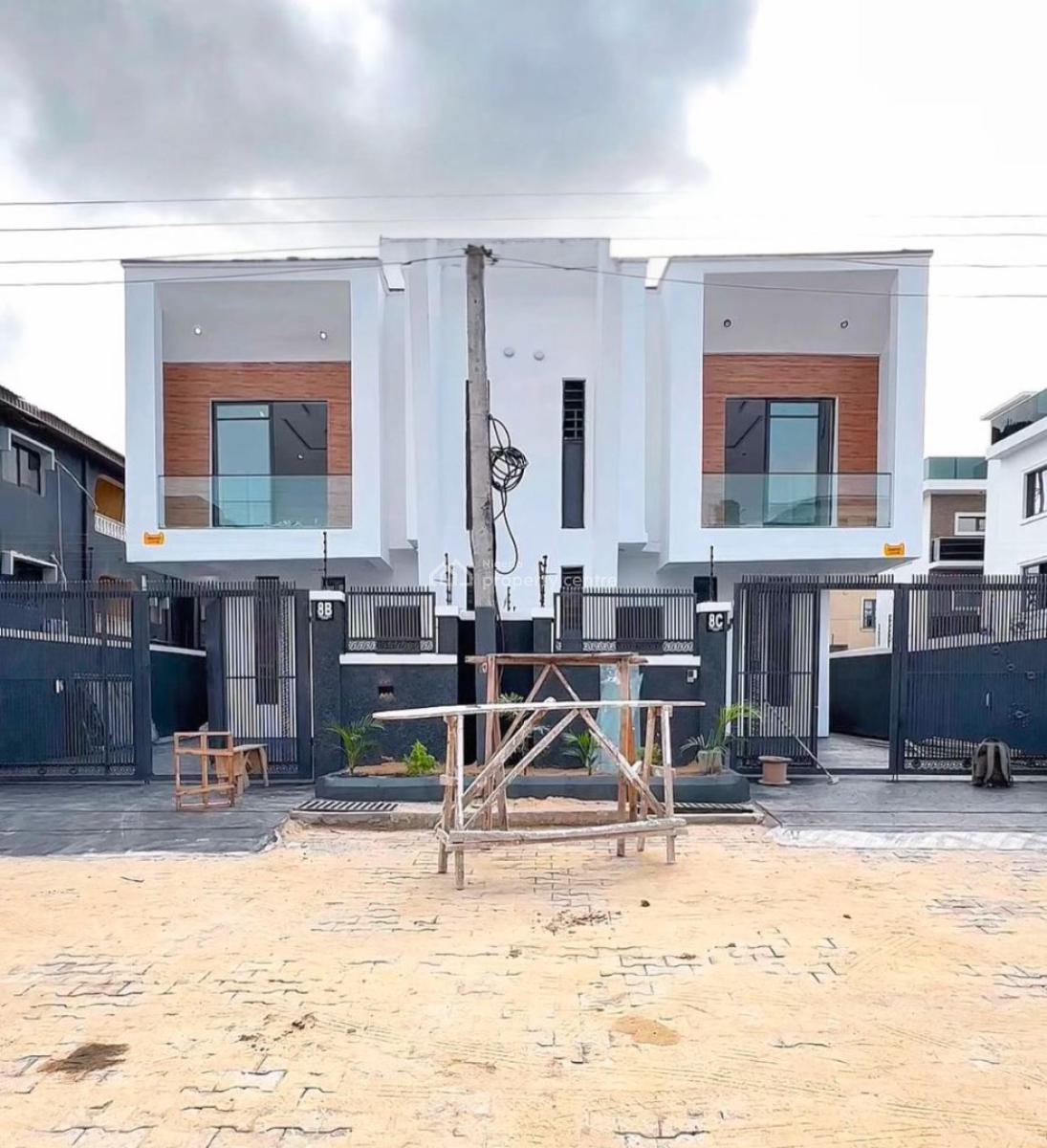 Contemporary 4 Bedroom Semi Detached Duplex with Bq, Agungi, Lekki, Lagos, Semi-detached Duplex for Sale